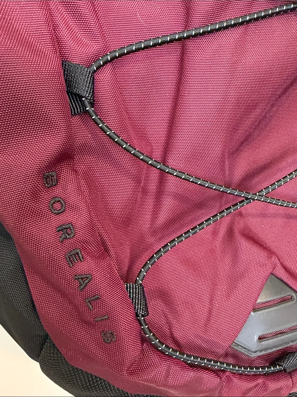 The North Face Backpack Borealis — Crimson Red & Black